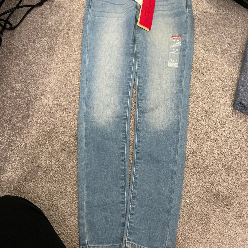 Brand new levi’s blue jeans